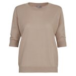 Nomansland – Trui Korte Mouwen – Beige