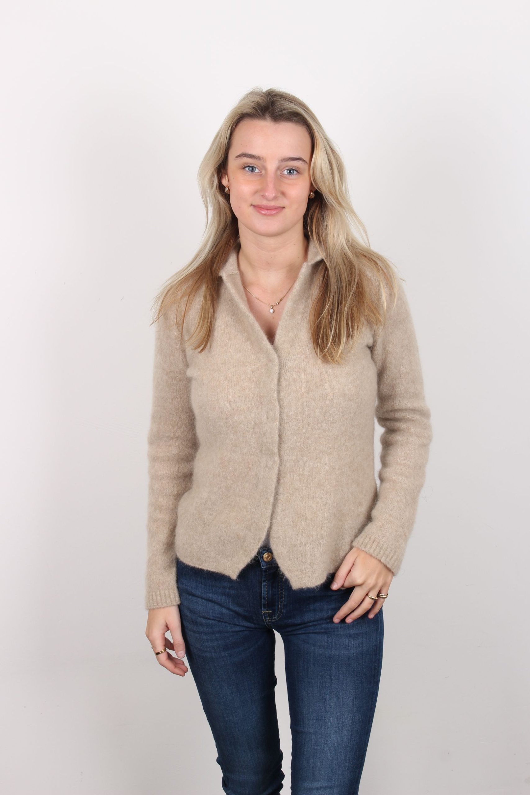Nomansland – Kid Mohair Vest – Beige