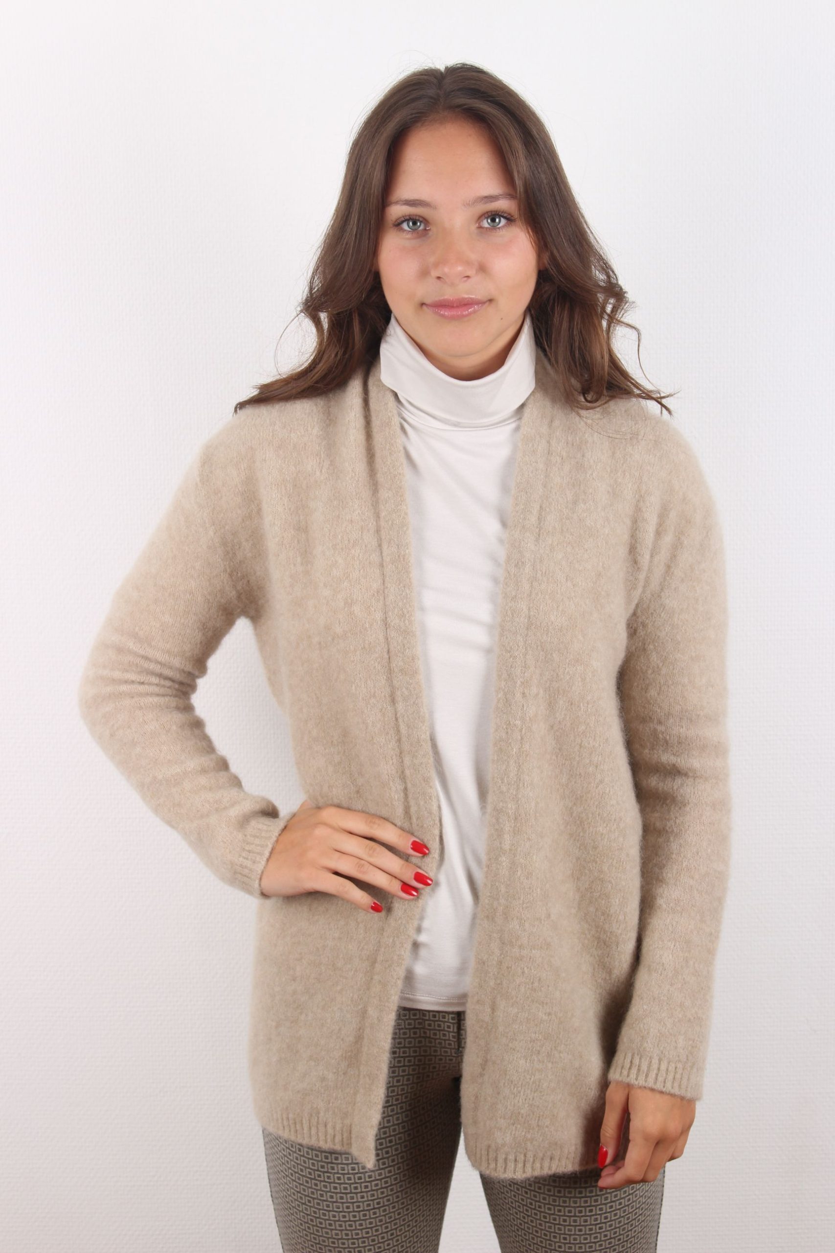 Nomansland – Kid Mohair Vest – Beige