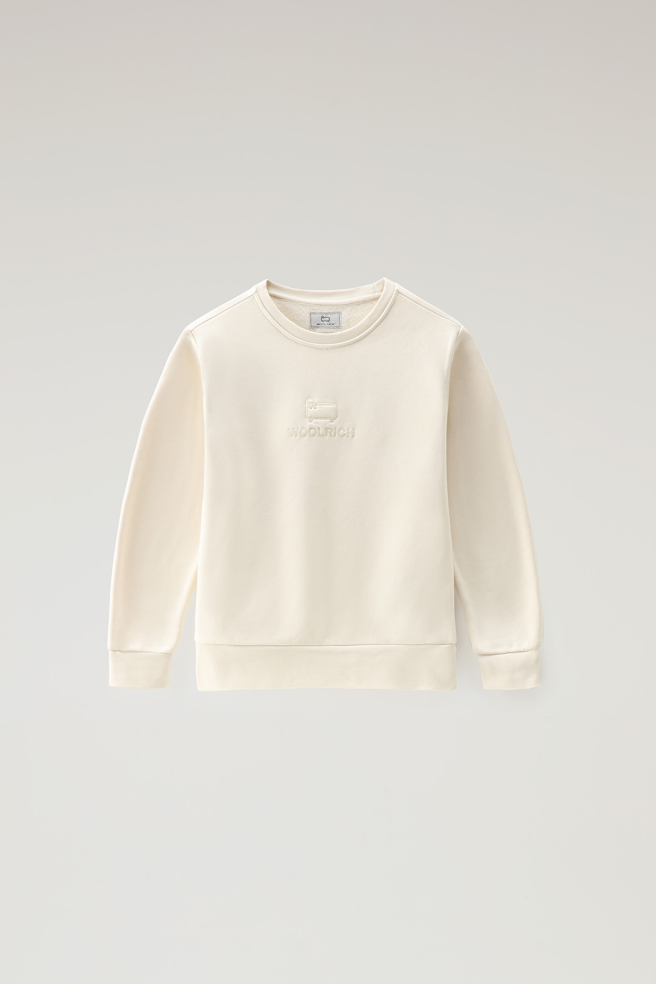 Woolrich KIds – Sweatshirt Logo – Of-White