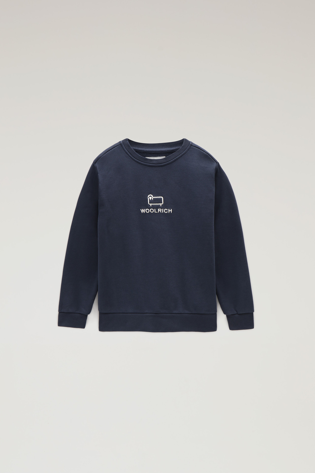 Woolrich Kids – Sweatshirt Logo – Blauw